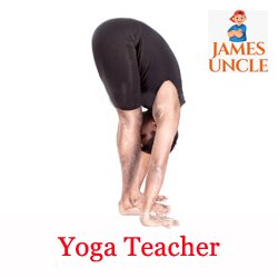 Yoga teacher Mr. Dipesh Chatterjee in Dhakuria
